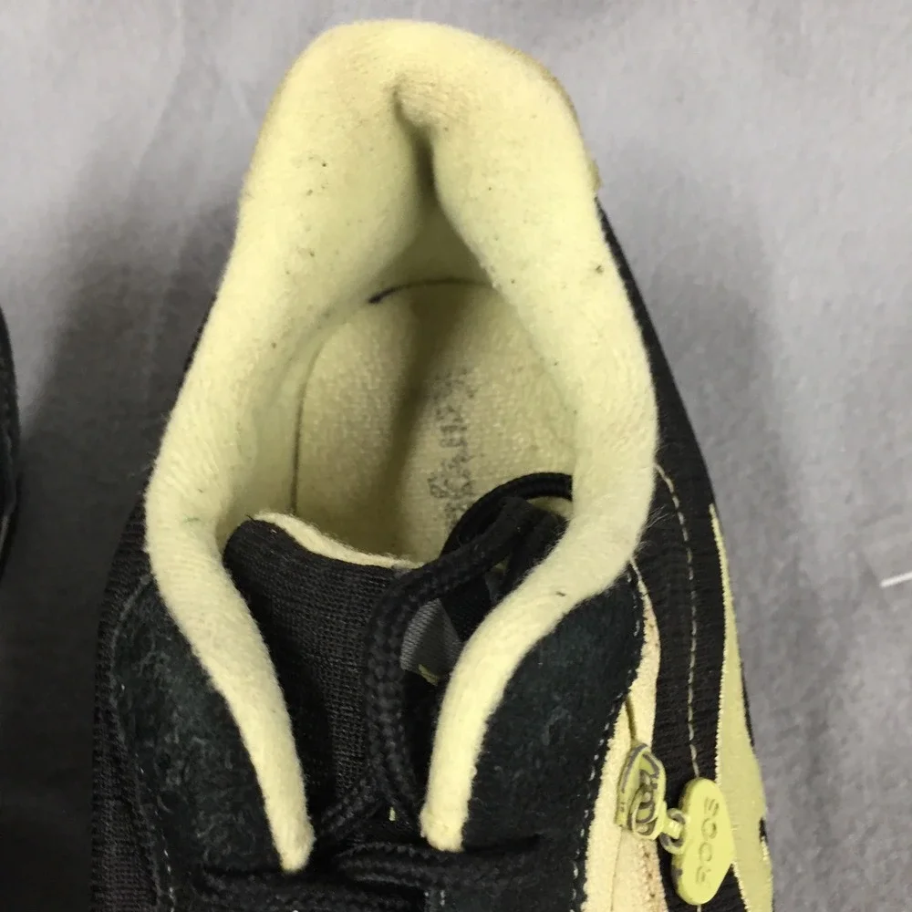 KangaROOS Womens Sneakers Black Yellow Side Pocket Shoes 10 BALU0259W-2004